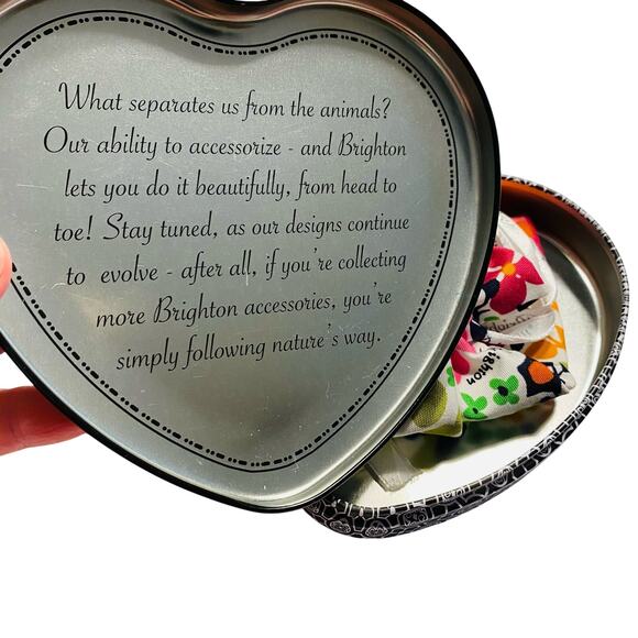 Brighton Necklace LOVE IS ALL YOU NEED silver chain NEW with tin & dust bag - Picture 6 of 8